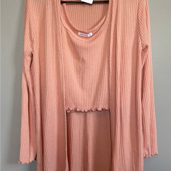 4/25$ Apricot Lane Wasabi + Mint Women’s Camisole Cardigan Set NWT Size M - Picture 11 of 11